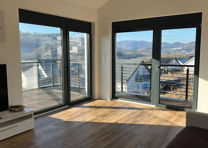 Luxus-penthouse Mit Weitblick & Balkon * Bad Laasphe