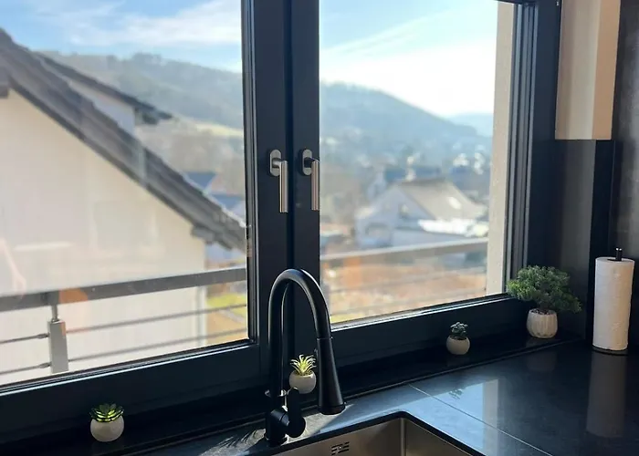 Luxus-penthouse Mit Weitblick & Balkon Bad Laasphe